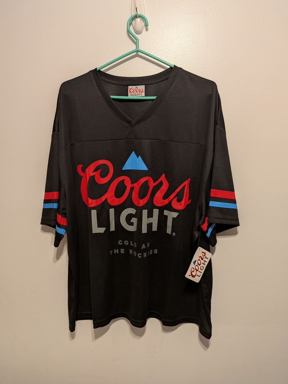 Coors Light Men's Black Logo Short Sleeve Tee